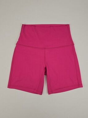 Lululemon Hot Pink Align High Rise 6” Shorts Size 4
